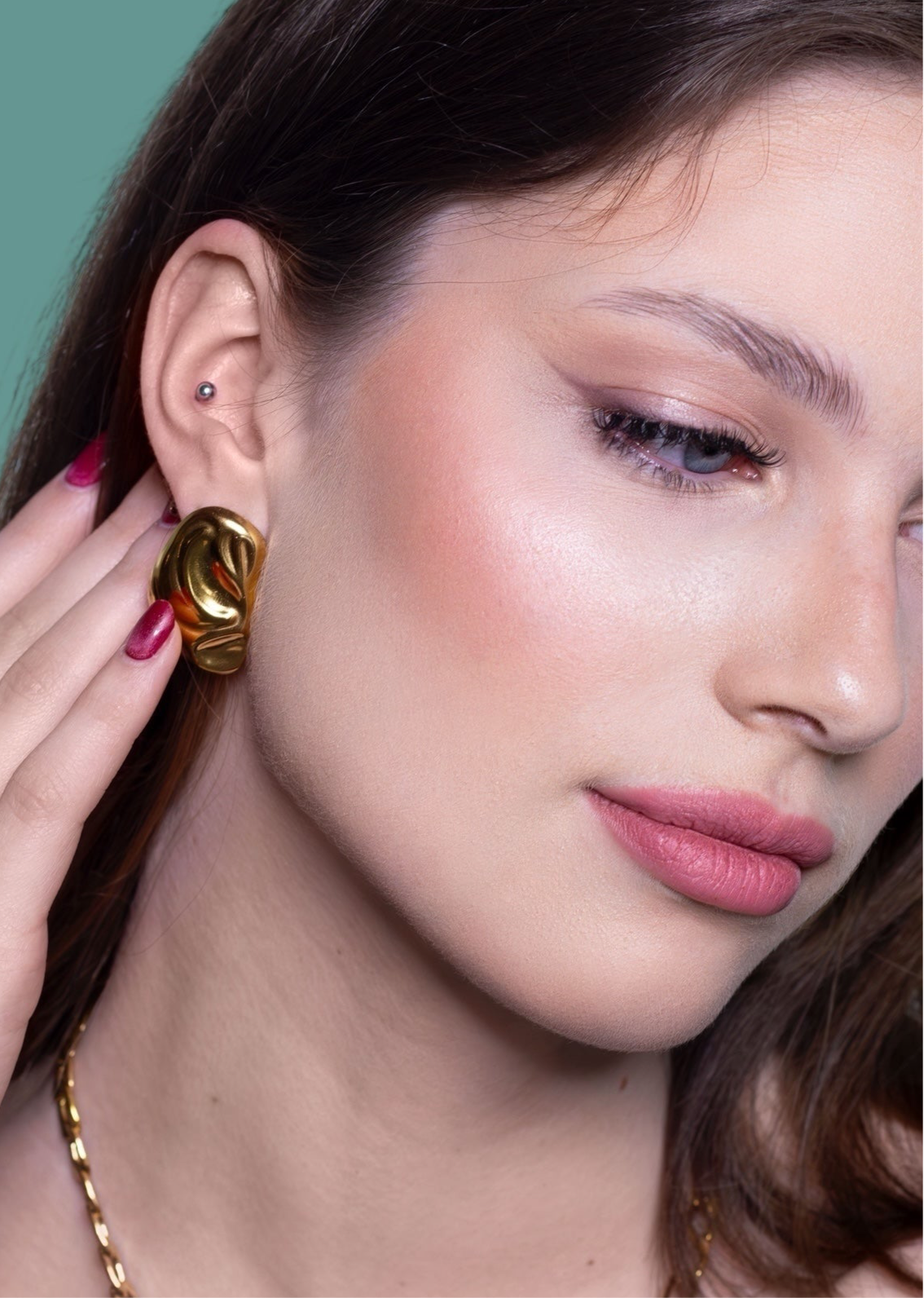 New Bottega fülbevaló