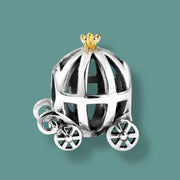 Cinderella hintója charm - S925
