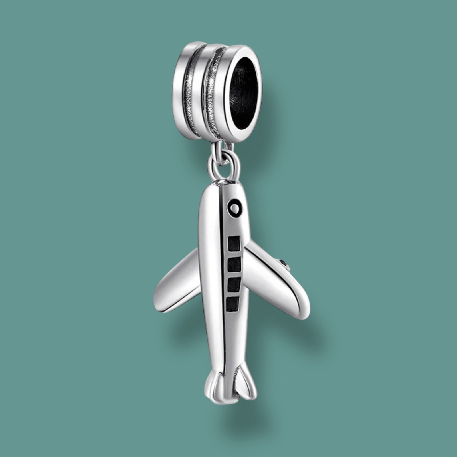 Airplane charm - S925